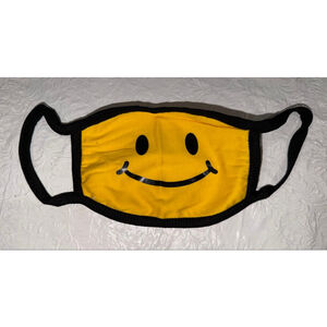 Lot of 13 Tipsy Elves Yellow Smiley Face Masks Emoji Party Festival Bulk Novelty